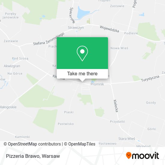 Pizzeria Brawo map