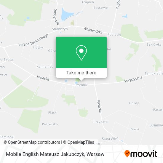 Mobile English Mateusz Jakubczyk map