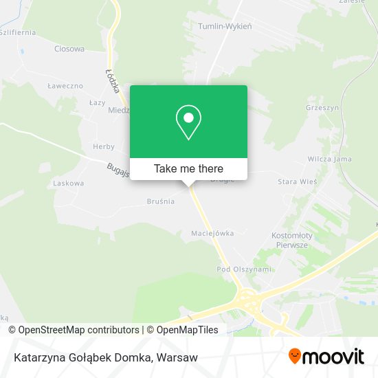 Katarzyna Gołąbek Domka map