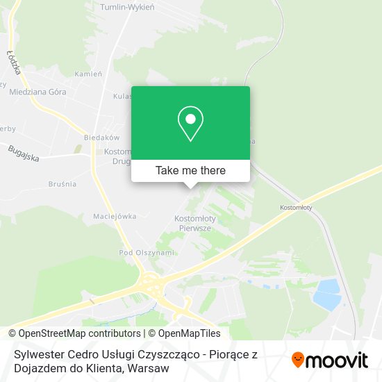 Sylwester Cedro Usługi Czyszcząco - Piorące z Dojazdem do Klienta map