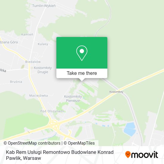 Kab Rem Usługi Remontowo Budowlane Konrad Pawlik map