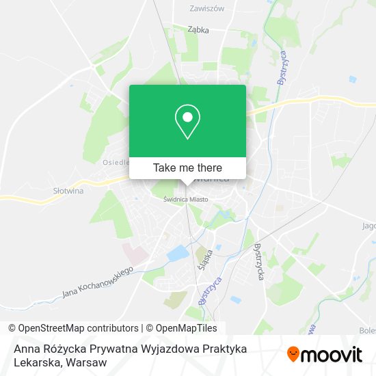 Anna Różycka Prywatna Wyjazdowa Praktyka Lekarska map