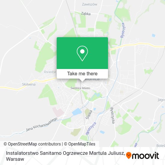 Instalatorstwo Sanitarno Ogrzewcze Martula Juliusz map