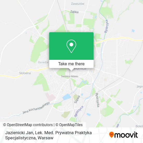 Jazienicki Jan, Lek. Med. Prywatna Praktyka Specjalistyczna map