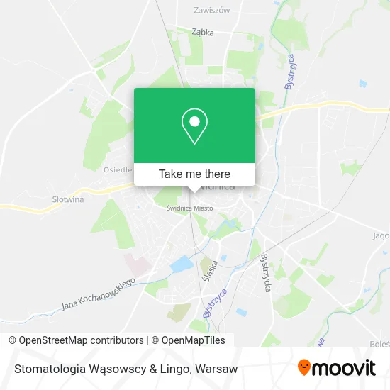 Карта Stomatologia Wąsowscy & Lingo