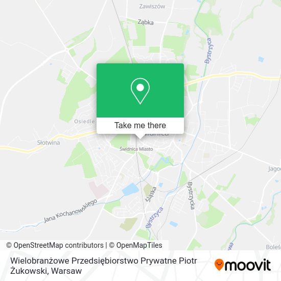 Wielobranżowe Przedsiębiorstwo Prywatne Piotr Żukowski map