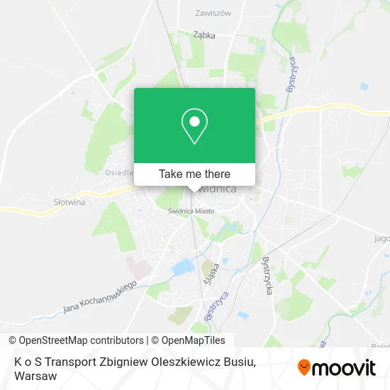 Карта K o S Transport Zbigniew Oleszkiewicz Busiu
