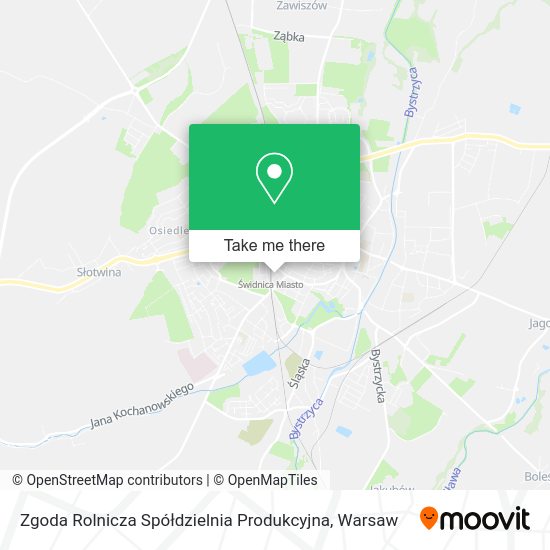 Zgoda Rolnicza Spółdzielnia Produkcyjna map