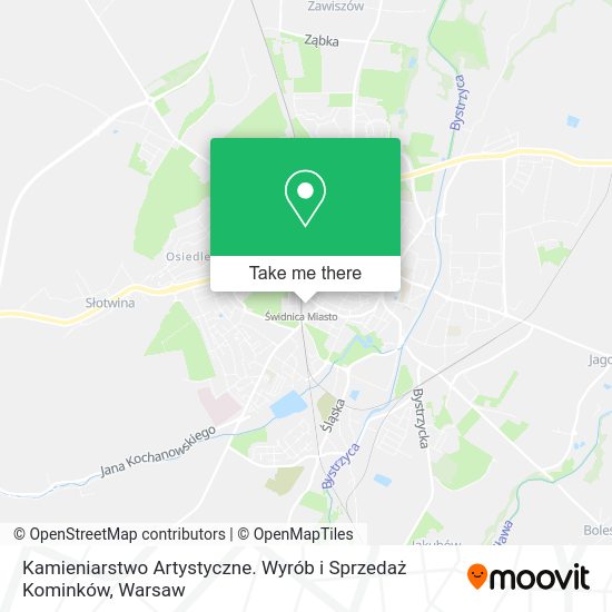 Kamieniarstwo Artystyczne. Wyrób i Sprzedaż Kominków map