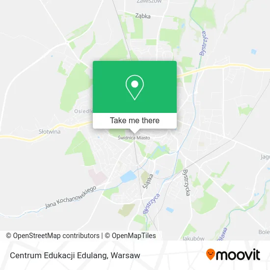 Карта Centrum Edukacji Edulang