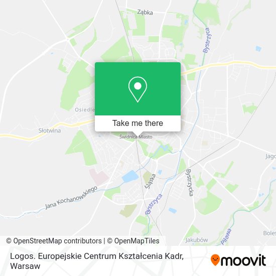 Logos. Europejskie Centrum Kształcenia Kadr map