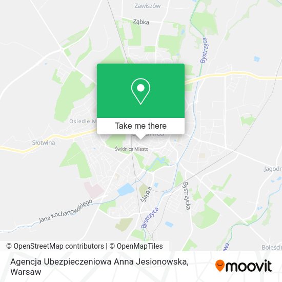 Agencja Ubezpieczeniowa Anna Jesionowska map