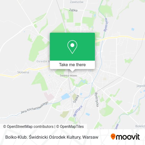 Bolko-Klub. Świdnicki Ośrodek Kultury map