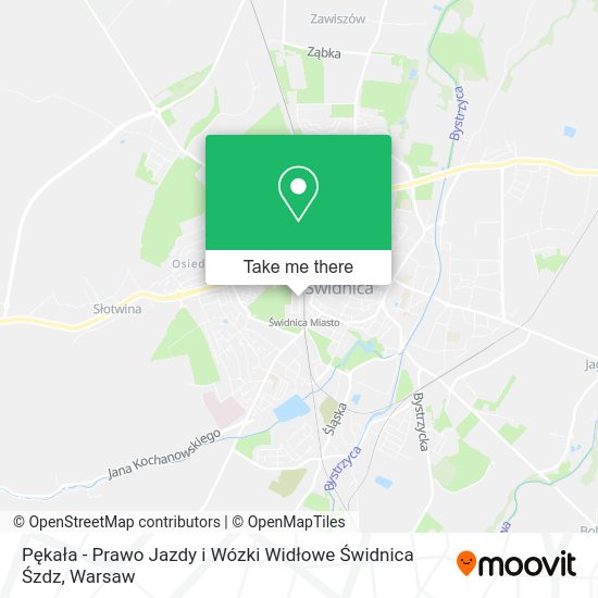 Pękała - Prawo Jazdy i Wózki Widłowe Świdnica Śzdz map