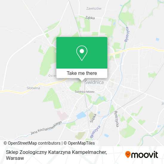 Sklep Zoologiczny Katarzyna Kampelmacher map