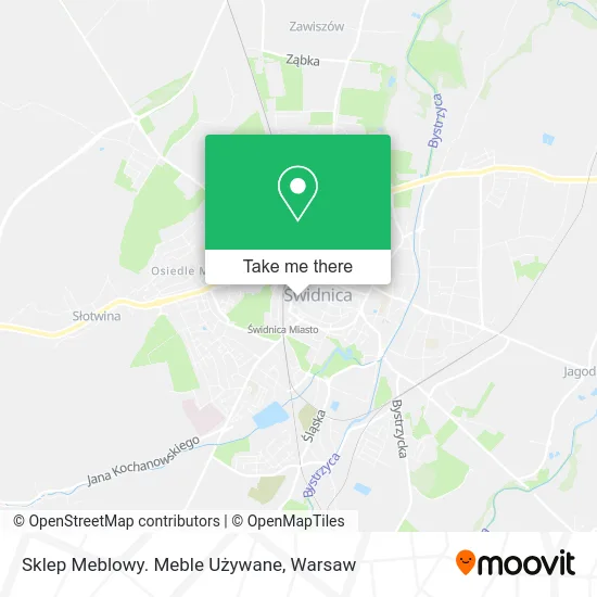 Карта Sklep Meblowy. Meble Używane