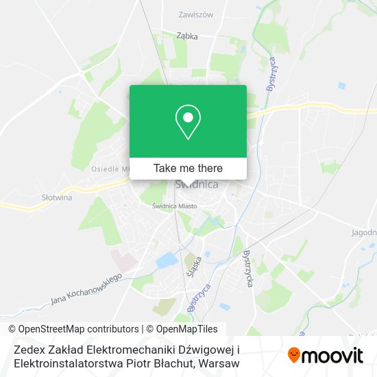 Zedex Zakład Elektromechaniki Dźwigowej i Elektroinstalatorstwa Piotr Błachut map