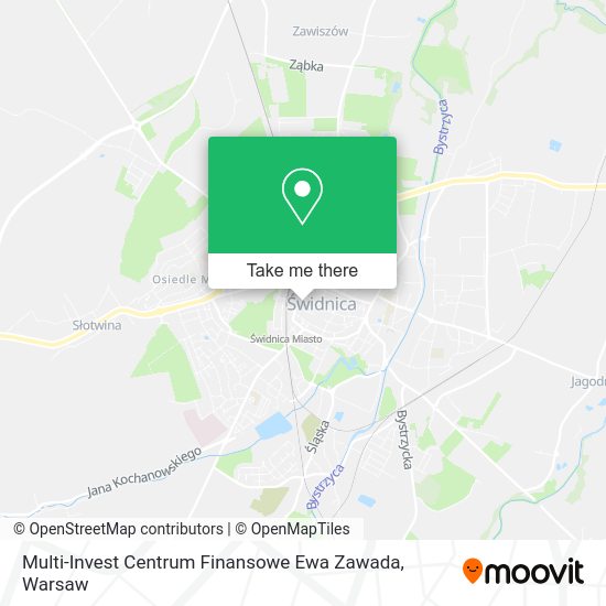 Multi-Invest Centrum Finansowe Ewa Zawada map