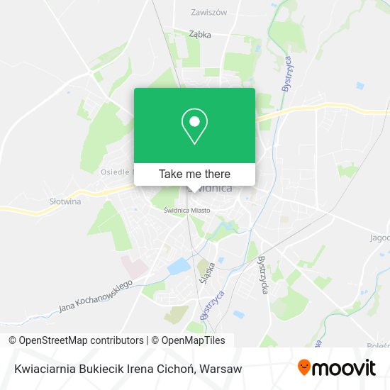 Kwiaciarnia Bukiecik Irena Cichoń map