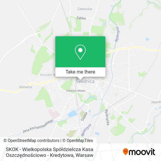 SKOK - Wielkopolska Spółdzielcza Kasa Oszczędnościowo - Kredytowa map