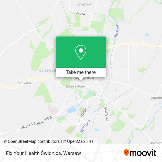 Fix Your Health Świdnica map