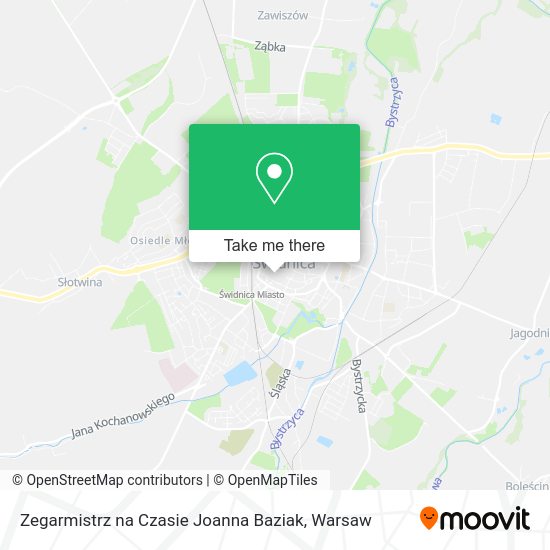 Zegarmistrz na Czasie Joanna Baziak map