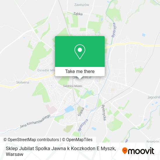 Sklep Jubilat Spolka Jawna k Koczkodon E Myszk map