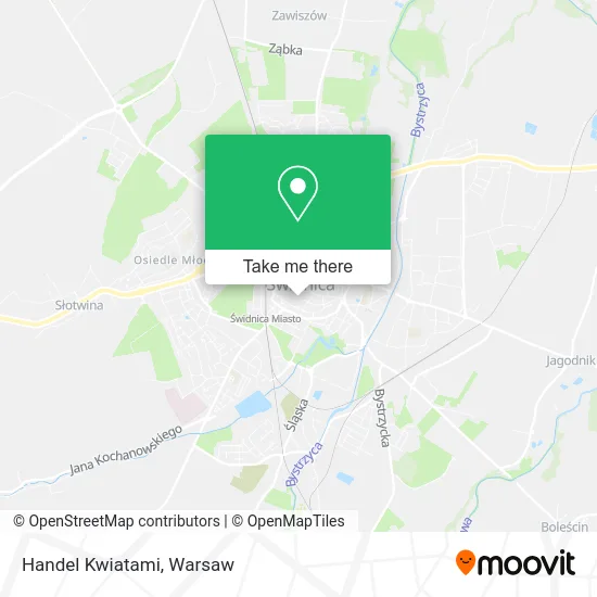 Карта Handel Kwiatami