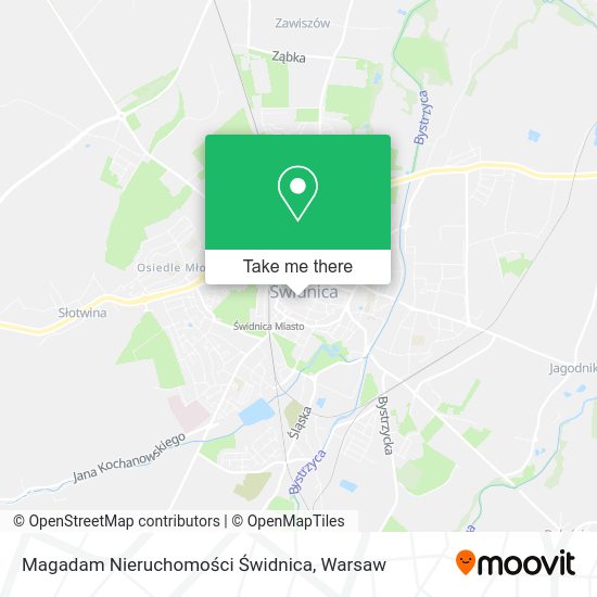 Magadam Nieruchomości Świdnica map