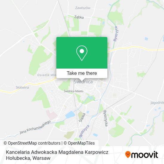 Kancelaria Adwokacka Magdalena Karpowicz Hołubecka map