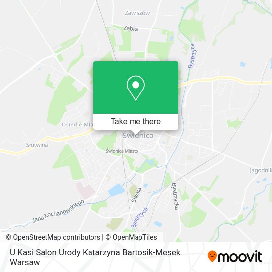 U Kasi Salon Urody Katarzyna Bartosik-Mesek map