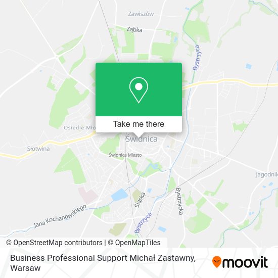 Business Professional Support Michał Zastawny map