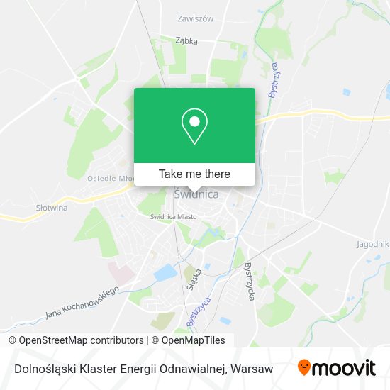 Dolnośląski Klaster Energii Odnawialnej map