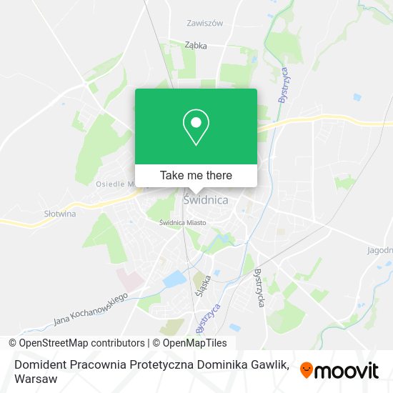 Domident Pracownia Protetyczna Dominika Gawlik map