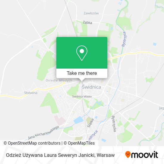 Odzież Używana Laura Seweryn Janicki map