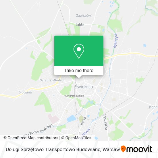 Usługi Sprzętowo Transportowo Budowlane map