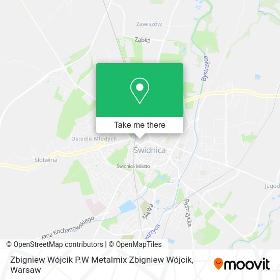 Zbigniew Wójcik P.W Metalmix Zbigniew Wójcik map