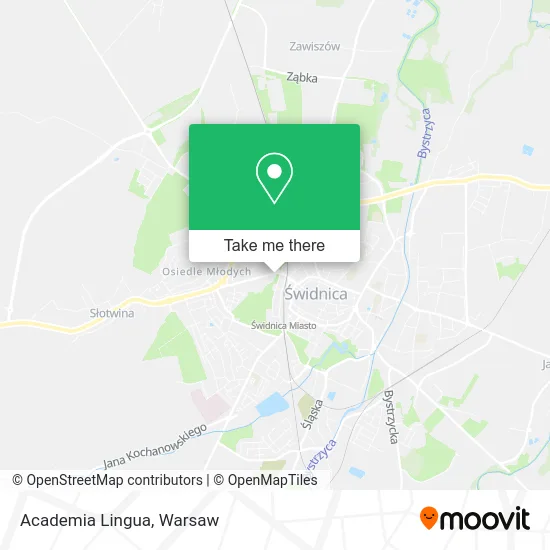 Карта Academia Lingua