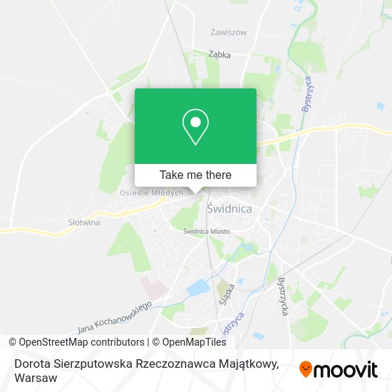 Dorota Sierzputowska Rzeczoznawca Majątkowy map