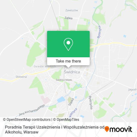 Poradnia Terapii Uzależnienia i Współuzależnienia od Alkoholu map