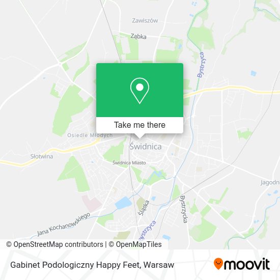 Gabinet Podologiczny Happy Feet map