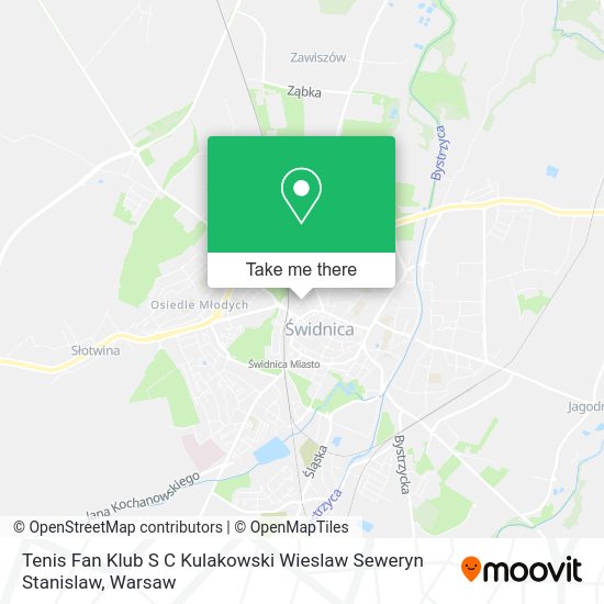 Tenis Fan Klub S C Kulakowski Wieslaw Seweryn Stanislaw map