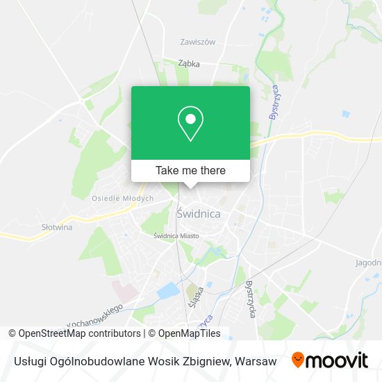 Usługi Ogólnobudowlane Wosik Zbigniew map