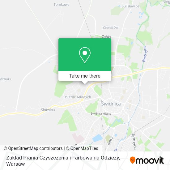 Zaklad Prania Czyszczenia i Farbowania Odziezy map