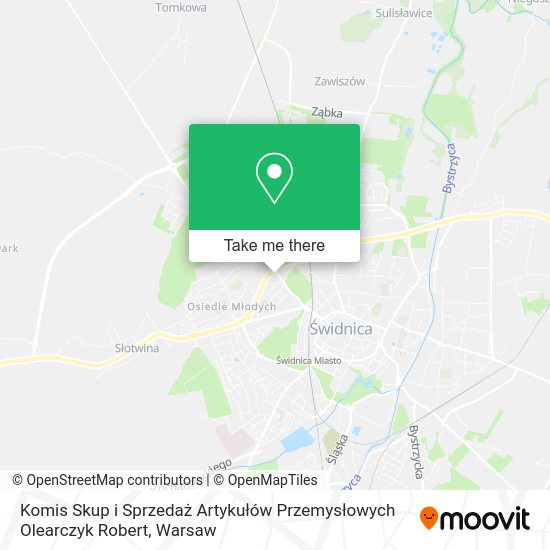 Komis Skup i Sprzedaż Artykułów Przemysłowych Olearczyk Robert map