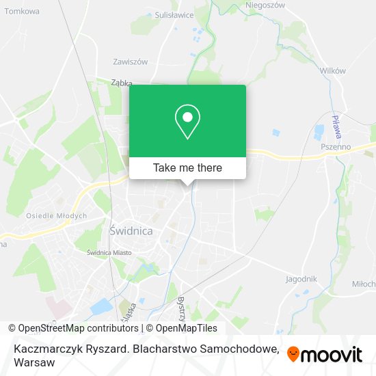 Kaczmarczyk Ryszard. Blacharstwo Samochodowe map