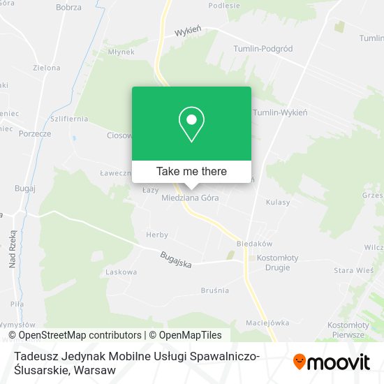 Tadeusz Jedynak Mobilne Usługi Spawalniczo-Ślusarskie map