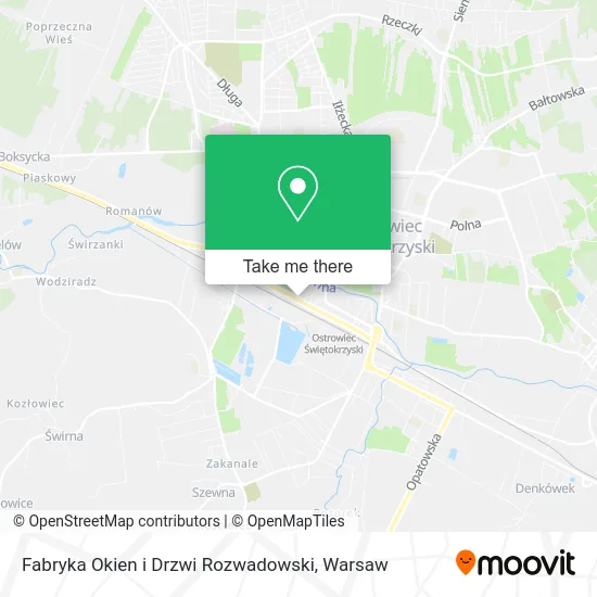Карта Fabryka Okien i Drzwi Rozwadowski