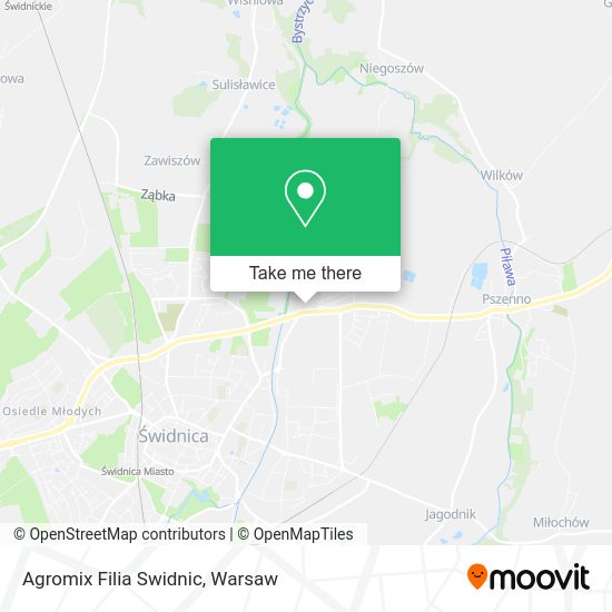 Agromix Filia Swidnic map