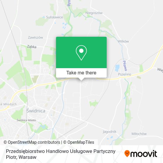 Przedsiębiorstwo Handlowo Usługowe Partyczny Piotr map